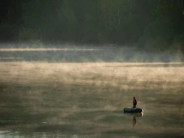 Paysage Lever Du Soleil Lac De Saint Pardoux